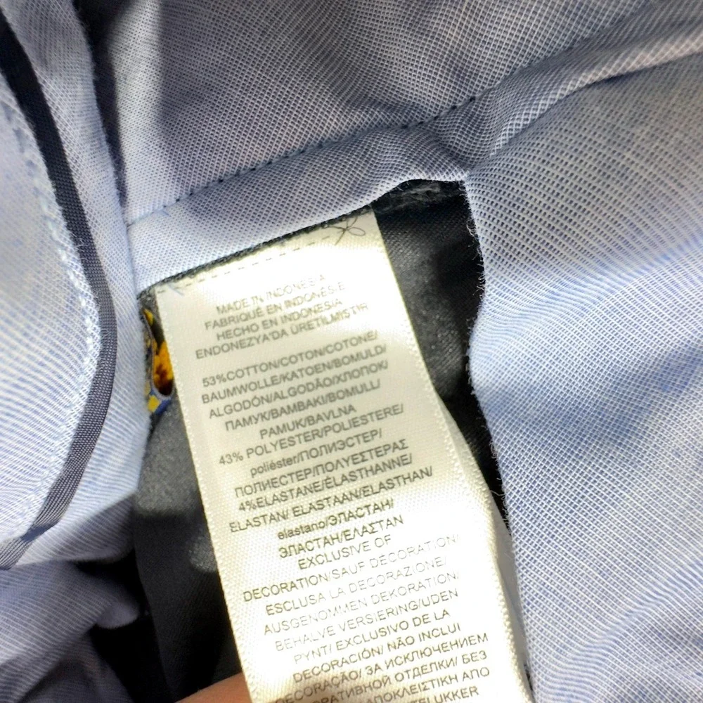 Polo Ralph‎ Lauren Chino Stretch Classic Pants 36x32 Navy Blue